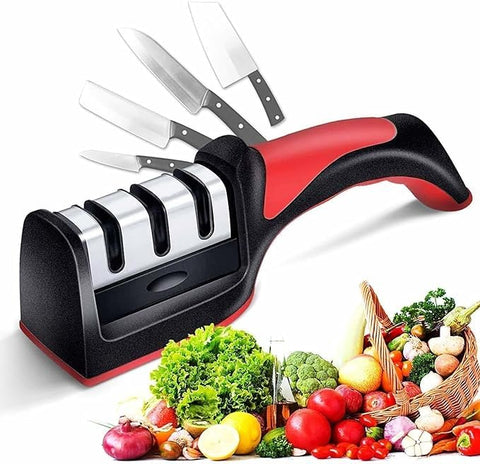 3-Stage Professional Manual Knife Sharpener ⭐️FREE HOME DELIVERY⭐️