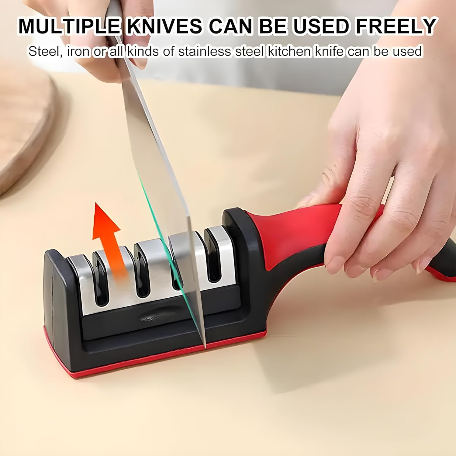 3-Stage Professional Manual Knife Sharpener ⭐️FREE HOME DELIVERY⭐️