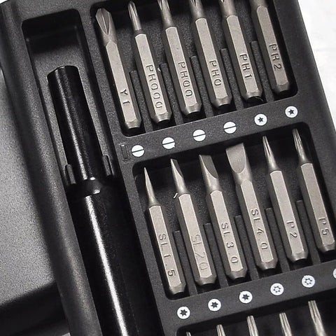 24 In 1 Screwdriver Bit Set Magnetic Disassembly Tool Durable Compact And Versatile Repair Kit For Daily Use