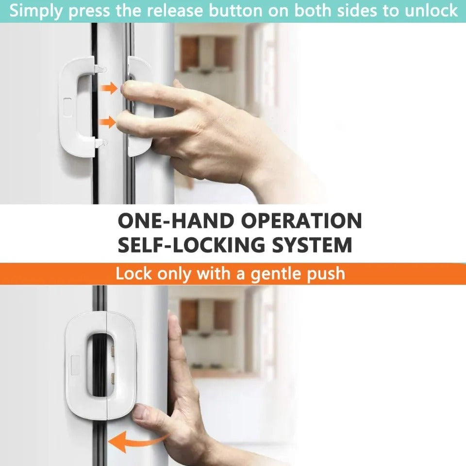 Child Safety Refrigerator Lock with 3M Adhesive | Random Color