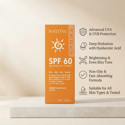 Whiting Sun Block SPF 60 | 100ml
