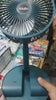 Portable Rechargeable Foldable Table Fan 2400mAh USB Charging | 3 Speed Silent Desktop Fan | Adjustable Mini Fan for Home, Office & Travel